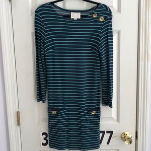 Sail to Sable striped 3/4 sleeve dress
